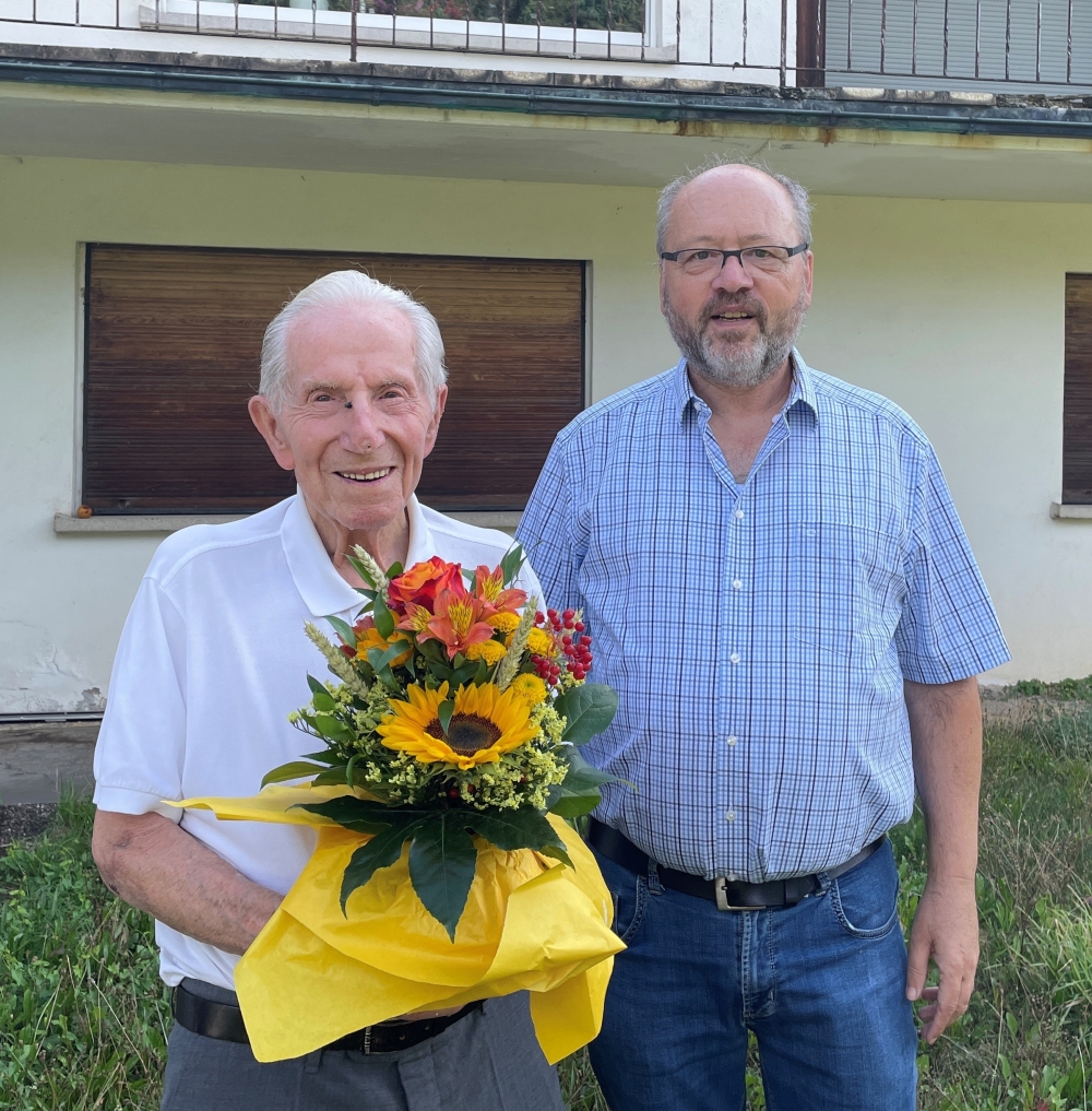 Herbert Henkenhaf 102. Geburtstag