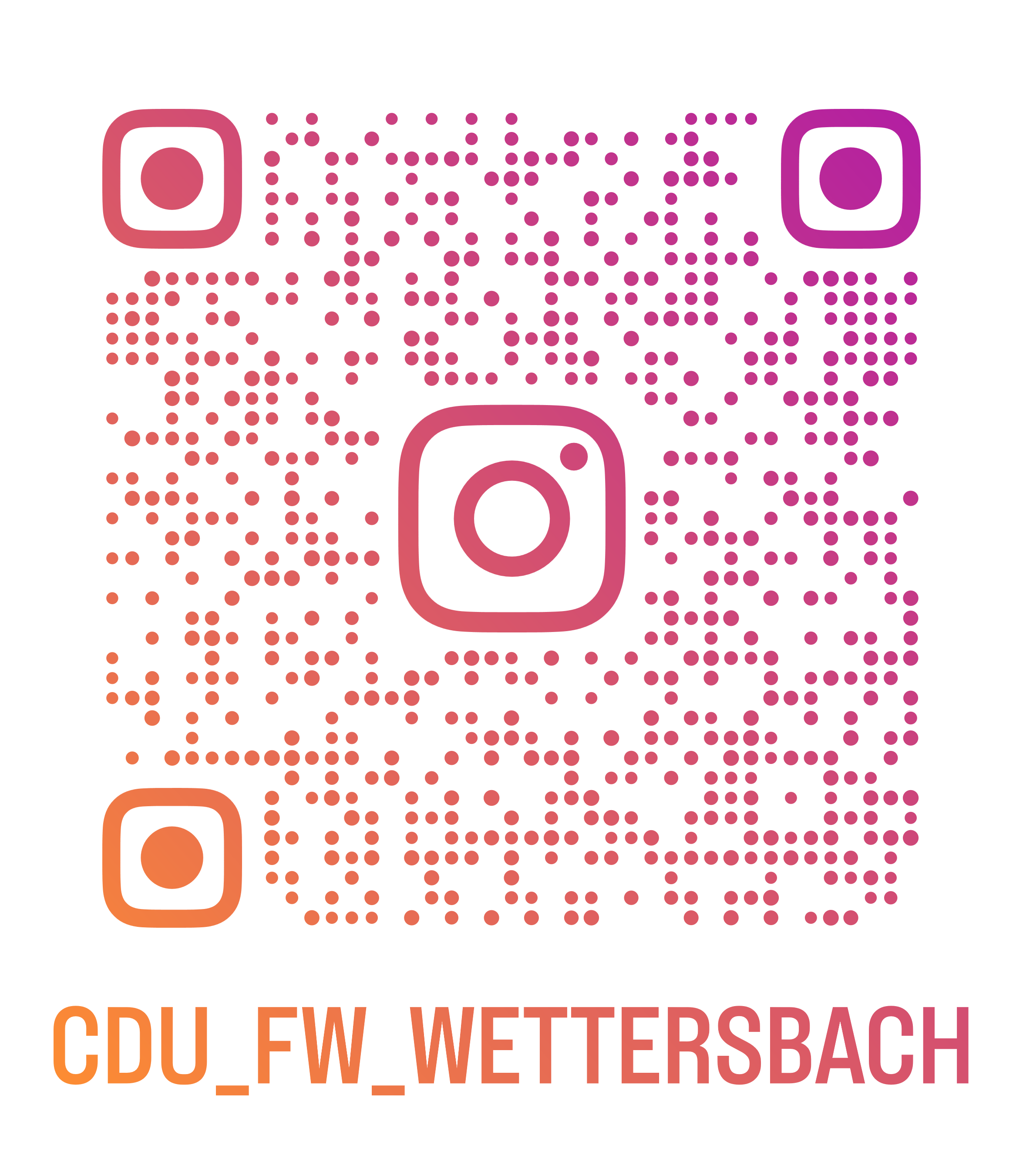 CDU/FW-Wettersbach bei Instagram