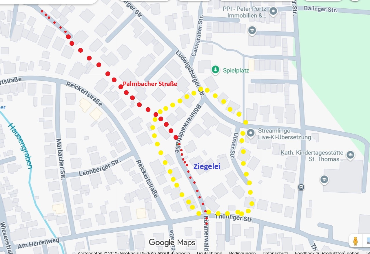 Die Ziegelei in Grünwettersbach. Straße Zur Ziegelhütte, früher Palmbacher Straße.